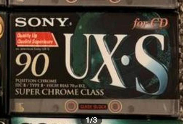 GEZOCHT >> afgebeelde Sony UX-S tape, Cd's en Dvd's, Cassettebandjes, Nieuw in verpakking, 1 bandje, Ophalen