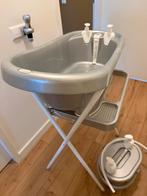 Bébé-jou babybadje met thermometer en standaard, Ophalen, Zo goed als nieuw, Badje, Bébé-jou