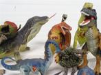 A6259. Partij dino figurines en losse action figures, Ophalen of Verzenden, Gebruikt