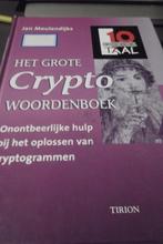 zo goed als nieuw boek het grote Crypto woordenboek, Jan Meulendijks, Koenen of Wolters, Nederlands, Nieuw