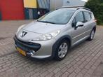 Peugeot 207sw outdoor, Auto's, Zwart, 1600 cc, Stationwagon, Handgeschakeld