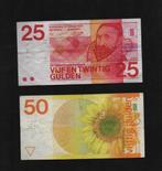 Setje Bankbiljetten 1971-1982 Fraai Setje Biljetten, Postzegels en Munten, Bankbiljetten | Nederland, Ophalen of Verzenden, 25 gulden