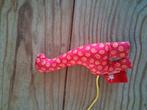 Speelgoed/knuffel rood girafffe sigikid, Kinderen en Baby's, Ophalen of Verzenden, Zo goed als nieuw, Overige typen
