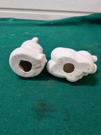 beelden beertjes wit porselein, Ophalen of Verzenden