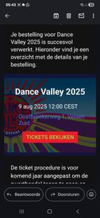 Kaartjes dancevalley, Tickets en Kaartjes, Evenementen en Festivals, Twee personen