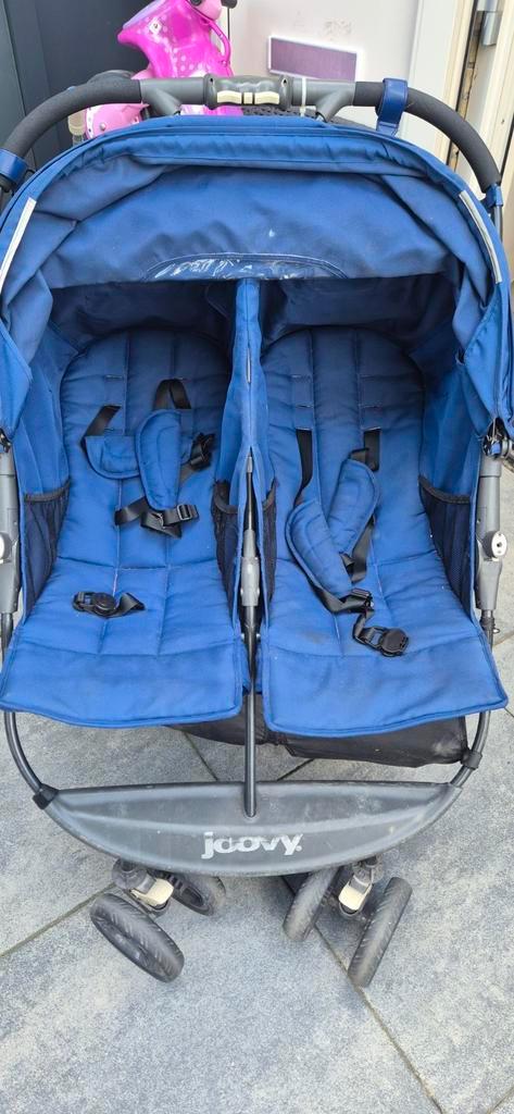 Duobuggy Joovy Scooterx2, Kinderen en Baby's, Tweelingen en Meerlingen, Zo goed als nieuw, Kinderwagen of Buggy, Ophalen