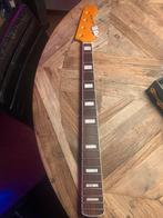Jazz bass Hals” 70’s style block inlay- bound neck-F logo, Verzenden