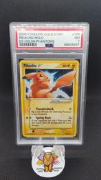 Pokemon kaart Gold Star Pikachu PSA 7 Ex Holon Phantoms, Ophalen of Verzenden, Losse kaart, Zo goed als nieuw