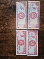 4 bankbiljetten Trinidad, Ophalen of Verzenden