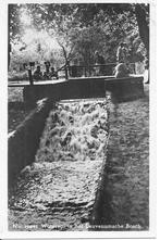 Nunspeet waterval in het Leuvensche Bosch., Verzamelen, Ansichtkaarten | Nederland, Ophalen of Verzenden, 1960 tot 1980, Gelopen
