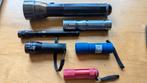 6x zaklamp, Ophalen of Verzenden, Gebruikt, Batterij