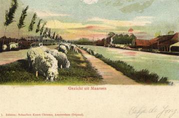 Gezicht uit Maarsen - Maarssen - 1906? gelopen beschikbaar voor biedingen
