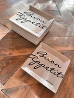 Riviera Maison Buon Appetitto bordjes., Huis en Inrichting, Woonaccessoires | Onderzetters, Ophalen, Zo goed als nieuw, Bord