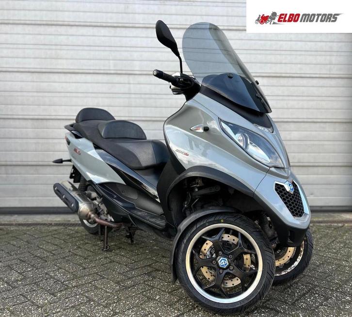 Piaggio MP3 500 LT Sport 2017 NARDO GREY Autorijbws Garantie, Motoren, Motoren | Piaggio, Bedrijf, Scooter, 12 t/m 35 kW, ABS