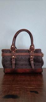 Francesco biasia handtas., Ophalen of Verzenden, Gebruikt, Bruin, Handtas