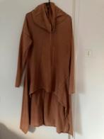 Bruine lang shirt met touw kol XL, Ophalen of Verzenden, Zo goed als nieuw, Bruin, Shirt of Top