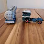 v.d. Brug TANKTRANSPORTEN 3300 DAF L.TOYS & TTRAILER TEKNO., Hobby en Vrije tijd, Modelauto's | 1:50, Verzenden, Zo goed als nieuw