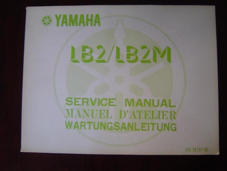 YAMAHA LB2 / LB2M 1977 service manual handboek CHAPPY ??, Fietsen en Brommers, Handleidingen en Instructieboekjes, Ophalen of Verzenden