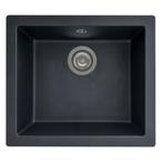 Zwarte composiet XL spoelbak - SHOWMODEL, Huis en Inrichting, Keuken | Keukenelementen, Ophalen, Zwart, Nieuw, 50 tot 100 cm