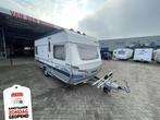 Fendt Saphir 470 TF +Unico voortent Fran, Caravans en Kamperen, Rondzit, Bedrijf, Schokbreker, Tot en met 4