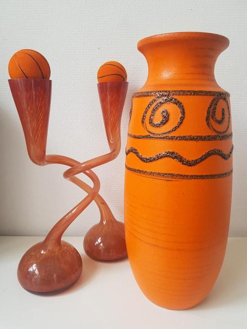 West Germany Fat Lava vaas Scheurich nr 239 - 41 vintage, Antiek en Kunst, Antiek | Keramiek en Aardewerk, Ophalen of Verzenden