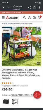 Grillwagen nieuw in doos, Ophalen of Verzenden, Nieuw