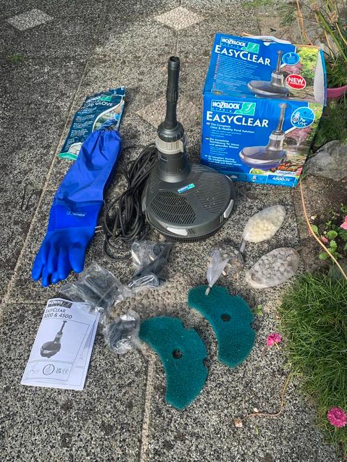 Hozelock EasyClear 4500 Vijverpomp met Filter & UVC, Tuin en Terras, Vijver-toebehoren, Zo goed als nieuw, Vijverpomp, Ophalen
