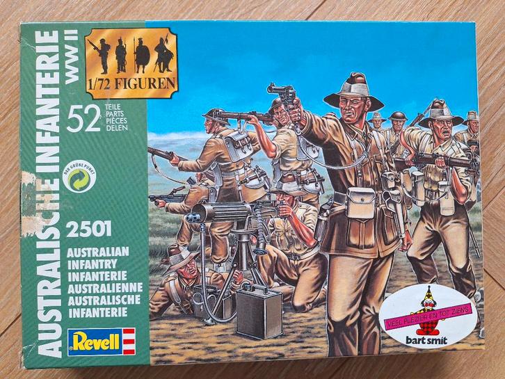 1:72 1/72 Revell Australian Infantry, Hobby en Vrije tijd, Modelbouw | Figuren en Diorama's, Zo goed als nieuw, Figuur of Figuren