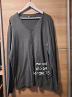 WE v hals trui grijs xxl dunne trui, Ophalen of Verzenden, Gedragen