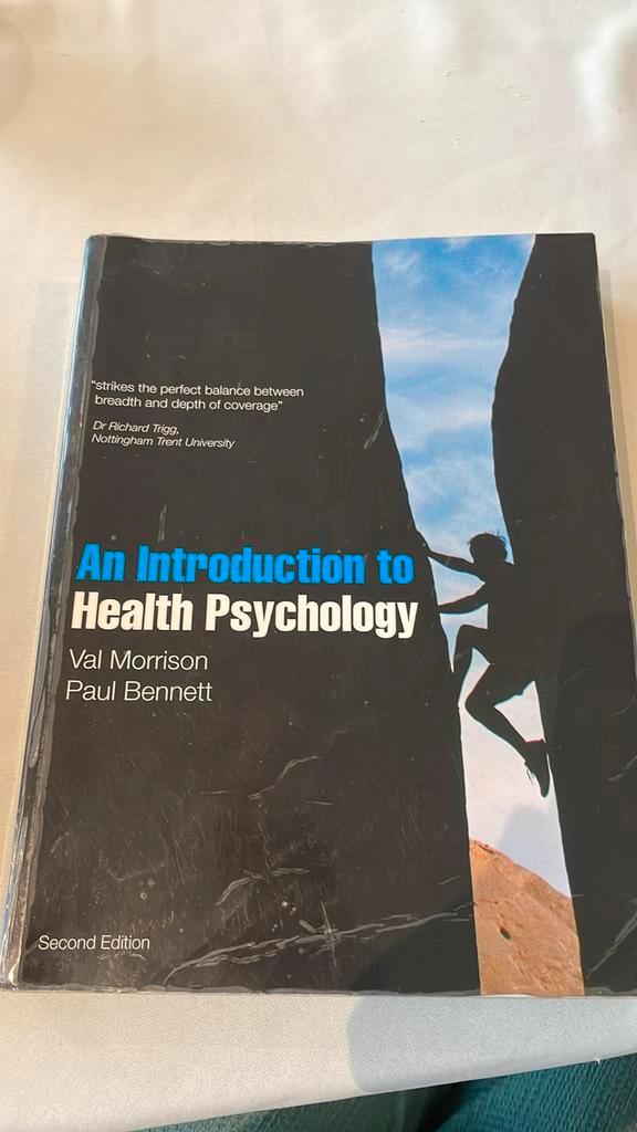 An introduction to health psychology, Boeken, Economie, Management en Marketing, Zo goed als nieuw, Ophalen of Verzenden