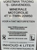 Minerale Motorolie 20W50 voor V-Twin 4-takt motoren, Wolf., Nieuw
