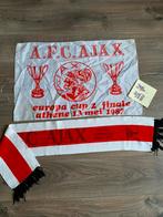 Ajax vlag/sjaal FINALE Europacup 2, vintage 1987 afca Tdk cl, Verzamelen, Sportartikelen en Voetbal, Ajax, Verzenden