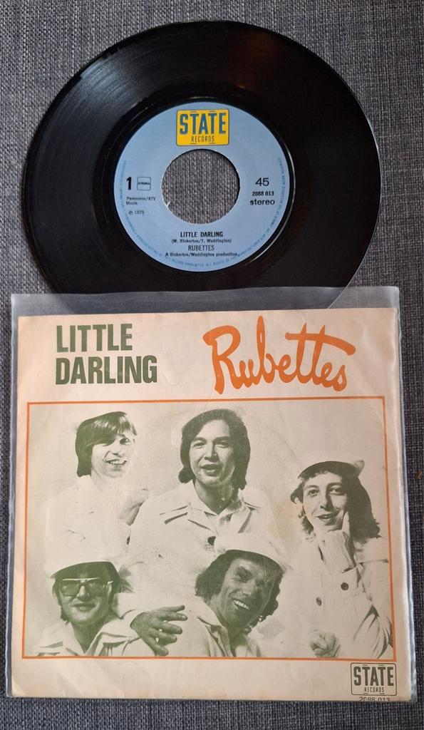 Rubettes - Little Darling Single, Cd's en Dvd's, Vinyl Singles, Gebruikt, Single, Pop, 7 inch, Ophalen of Verzenden