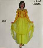 Nieuwe prinsessenjurk geel met roosjes, Ophalen of Verzenden, Nieuw, 122 t/m 128, Meisje