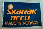Vlag,Skanak,accu,blauw,geel,Noorwegen,1,50x1,05 cm,auto, Diversen, Ophalen of Verzenden, Nieuw