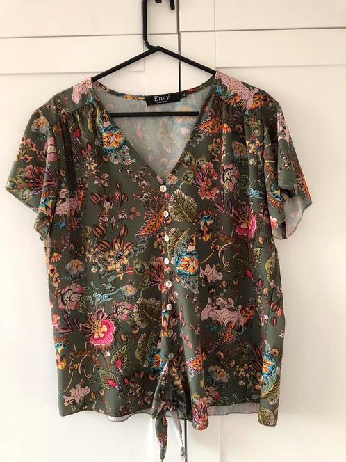 Groenkleurige blouse van Envy Collection., Kleding | Dames, Blouses en Tunieken, Zo goed als nieuw, Maat 46/48 (XL) of groter