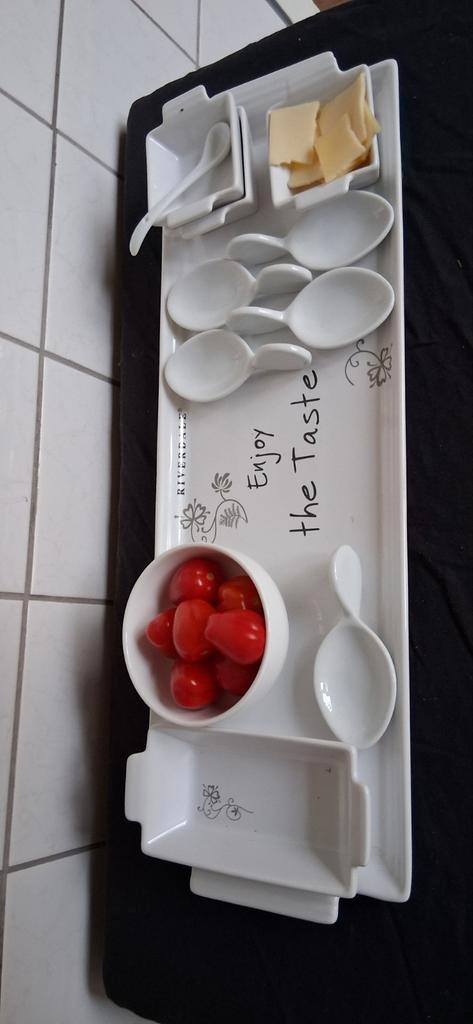 Riverdale serveer keramiek serveerplankje, Huis en Inrichting, Woonaccessoires | Onderzetters, Nieuw, Glas of Kopje, Ophalen of Verzenden