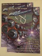 Hardcore Gabber Flyers Digital Overdose 3, Ophalen of Verzenden, Foto of Kaart