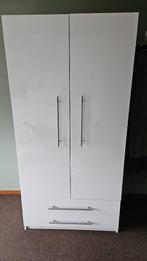 Kledingkast glans wit, Ophalen, Overige materialen, Zo goed als nieuw, Modern