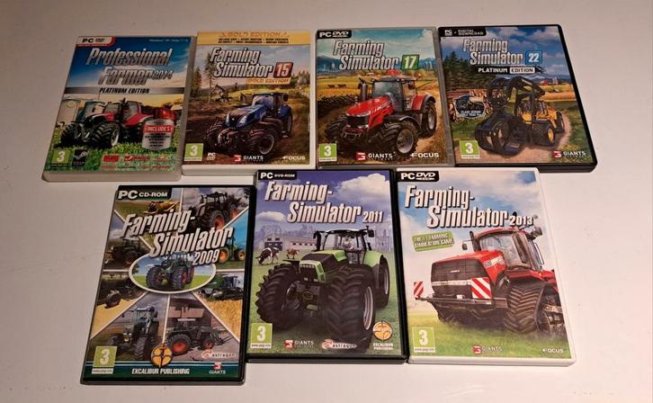 Farming Simulator Collectie - PC Games, Spelcomputers en Games, Games | Pc, Simulatie, 1 speler, Vanaf 3 jaar, Ophalen of Verzenden