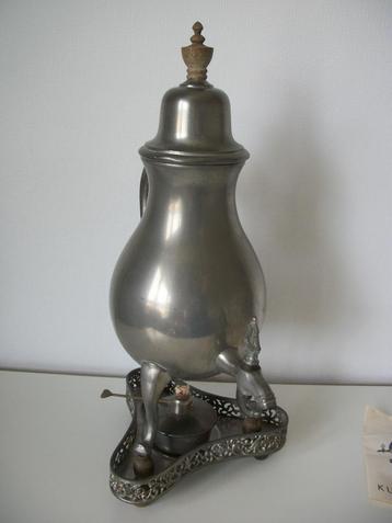 Tinnen Koffiekan/ Kraantjeskan - 41 cm - Kurz Tiel - netjes  beschikbaar voor biedingen