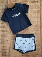 Boss Setje shorts en shirtje maat 54 (1 maand), Kinderen en Baby's, Babykleding | Maat 56, Jongetje, Zo goed als nieuw, Setje