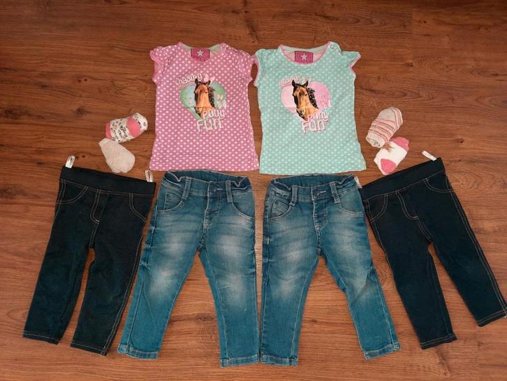 Tweeling meisjes kleding setje maat 80, Kinderen en Baby's, Tweelingen en Meerlingen, Zo goed als nieuw, Kleding, Ophalen of Verzenden
