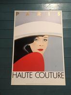 Affiche Paris Haute Couture 1983, Ophalen of Verzenden