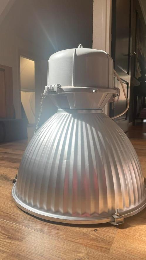 Industriële hanglamp, Huis en Inrichting, Lampen | Hanglampen, Gebruikt, 50 tot 75 cm, Metaal, Ophalen