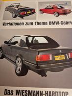 Wiesmann BMW M3 325i cabriolet brochure éérste type E30, Boeken, Ophalen of Verzenden, Zo goed als nieuw, BMW
