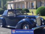 Alvis TA 21 Drophead cabriolet | Route 66 Auctions, Auto's, Overige carrosserieën, Blauw, Leder, Bedrijf