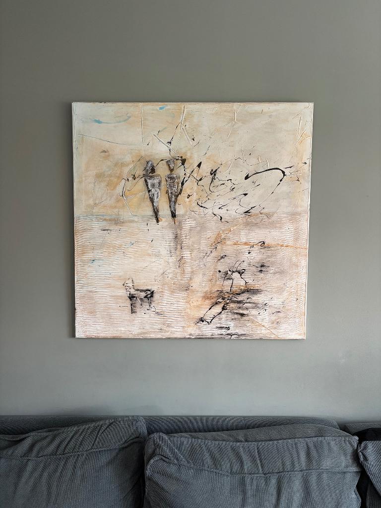 schilderij abstract -2009-, Ophalen