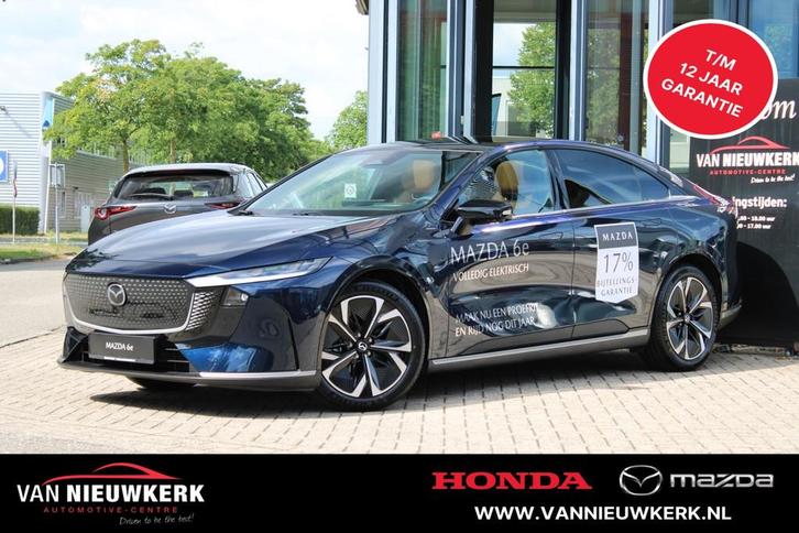 MAZDA 6e 80kWh Long Range 245pk Takumi Plus SONY Audio Panor, Auto's, Mazda, Bedrijf, Te koop, ABS, Airconditioning, Boordcomputer