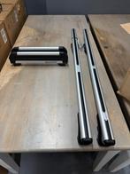 Dakdragers + skidragers compleet te koop, Auto diversen, Dakdragers, Ophalen of Verzenden, Zo goed als nieuw